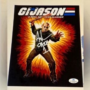 Jason Voorhees Friday The 13th Part 1 Signed Ari Lehman Autograph Photo With COA